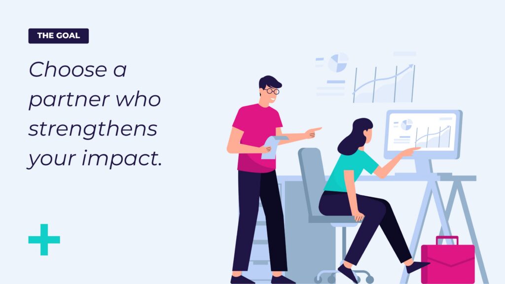 Illustration about MSP partnership alignment and choosing the right strategic growth partner.
